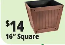 Ocean State Job Lot 16 Square Resin & Stone Planters offer
