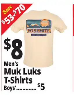 Ocean State Job Lot Men's Muk Luks T-Shirts offer