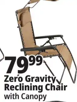 Ocean State Job Lot Zero Gravity Reclining Chair offer
