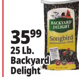Ocean State Job Lot Backyard Delight Songbird Food 25 lbs offer