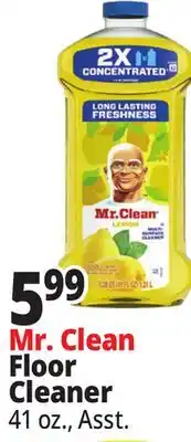 Ocean State Job Lot Mr. Clean Floor Cleaner offer