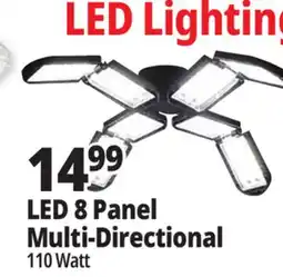 Ocean State Job Lot Bright Living 8-Panel LED Garage Light offer