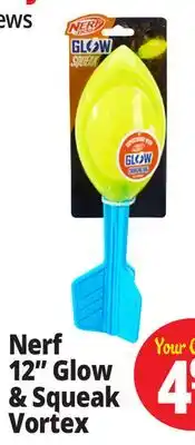 Ocean State Job Lot Nerf 12 Glow & Squeak Vortex offer