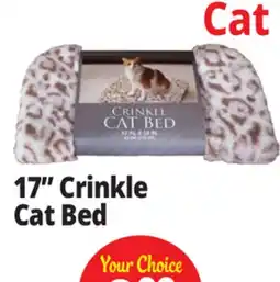 Ocean State Job Lot 17 Crinkle Cat Bed offer