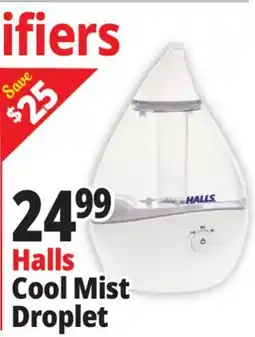 Ocean State Job Lot Halls Cool Mist Droplet offer