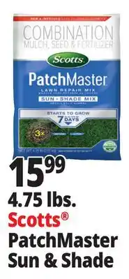Ocean State Job Lot Scotts Patchmaster Sun & Shade Lawn Repair Mix 4.75 lbs offer