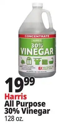 Ocean State Job Lot Harris All Purpose 30% Vinegar offer