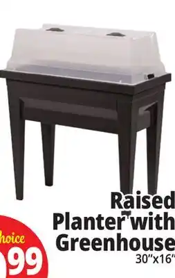 Ocean State Job Lot Raised Planter with Greenhouse offer