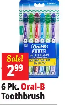 Ocean State Job Lot 6 Pk. Oral-B Toothbrush offer