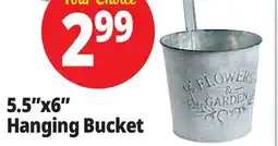 Ocean State Job Lot Galvanized Hanging Steel Bucket offer