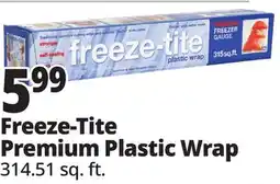 Ocean State Job Lot Freeze-Tite Premium Plastic Wrap offer