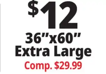 Ocean State Job Lot 36x60 Extra Large offer