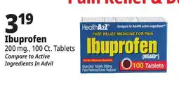 Ocean State Job Lot Ibuprofen 200 mg Tablets 100 Count offer