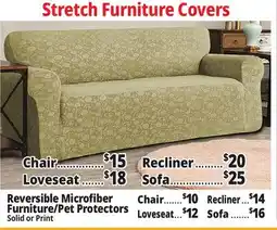 Ocean State Job Lot Stretch Furniture Covers offer