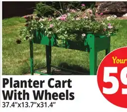 Ocean State Job Lot Planter Cart With Wheels offer