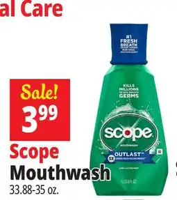 Ocean State Job Lot Scope Mouthwash offer