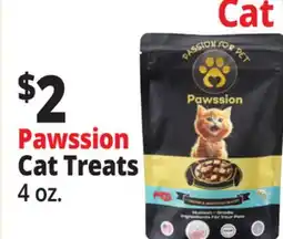 Ocean State Job Lot Pawssion Cat Treats offer
