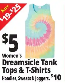 Ocean State Job Lot Women's Dreamsicle Tank Tops & T-Shirts offer