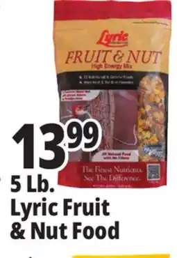 Ocean State Job Lot Lyric Fruit and Nut High Energy Wild Bird Food Mix 5 lbs offer
