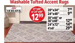 Ocean State Job Lot Washable Tufted Accent Rugs offer