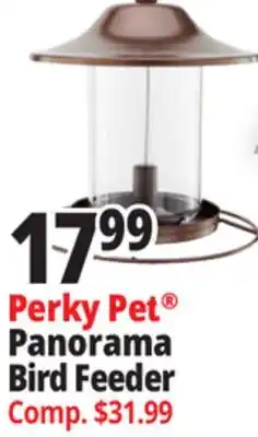 Ocean State Job Lot Perky Pet Panorama Bird Feeder offer