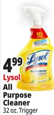 Ocean State Job Lot Lysol All Purpose Lemon Breeze Cleaner 32 oz offer