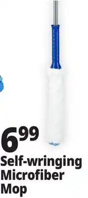 Ocean State Job Lot Gleam Self-Wringing Microfiber Mop offer