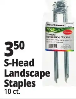Ocean State Job Lot Tiller & Rowe S-Shaped Landscape Staples 10 Count offer