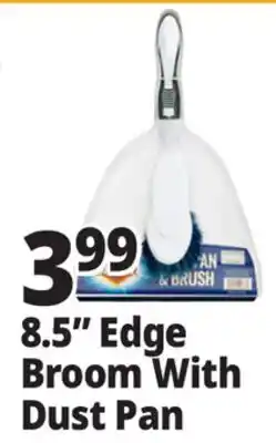 Ocean State Job Lot 8.5 Edge Broom With Dust Pan offer