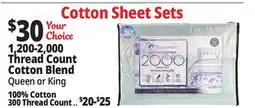 Ocean State Job Lot Cotton Sheet Sets offer