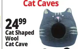 Ocean State Job Lot Cat Shaped Wool Cat Cave offer