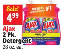 Ocean State Job Lot Ajax 2 Pk. Detergent offer