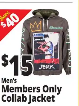 Ocean State Job Lot Men's Members Only Collab Jacket offer