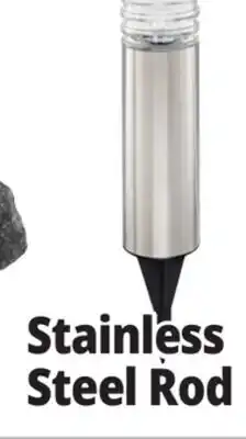 Ocean State Job Lot Solar Stainless Steel Path Light 15 offer