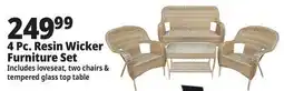 Ocean State Job Lot 4-Piece Wicker Furniture Set offer
