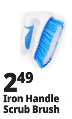 Ocean State Job Lot Gleam Iron Handle Scrub Brush offer