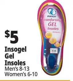 Ocean State Job Lot Insogel Women's Comforting Gel Insoles Size 6 - 10 offer