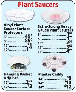 Ocean State Job Lot Plant Saucers offer