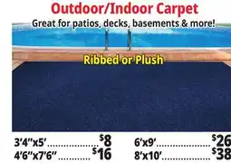 Ocean State Job Lot Outdoor/Indoor Carpet offer