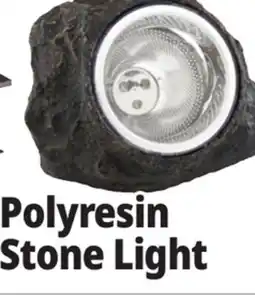 Ocean State Job Lot Outdoor Living Accents Resin Stone Solar Light offer