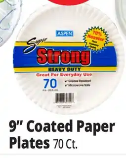 Ocean State Job Lot Aspen Super Strong Heavy-Duty 9 Paper Plates 70 Count offer