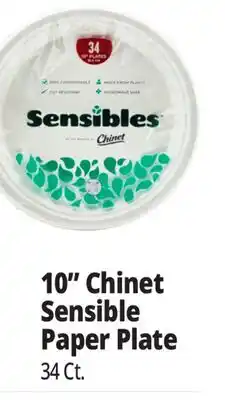 Ocean State Job Lot Chinet Sensibles 10 Plates 34 ct offer