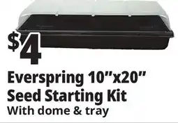 Ocean State Job Lot Everspring 10x20 Seed Starting Kit offer