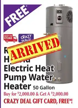 Ocean State Job Lot Electric Heat Pump Water Heater offer