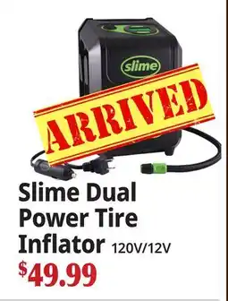 Ocean State Job Lot Slime Dual Power Tire Inflator offer