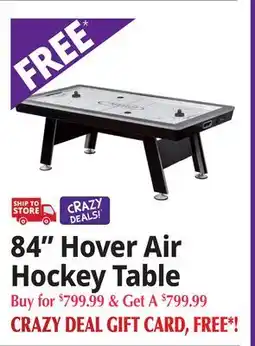 Ocean State Job Lot 84 Hover Air Hockey Table offer