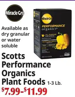 Ocean State Job Lot Scotts Performance Organics Plant Foods offer
