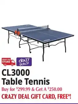 Ocean State Job Lot CL3000 Table Tennis offer