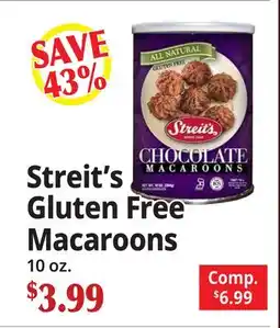 Ocean State Job Lot Streit's Gluten Free Macaroons offer