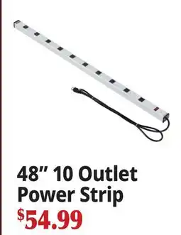 Ocean State Job Lot 48 10 Outlet Power Strip offer